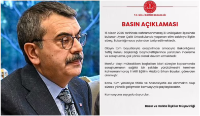 Milli eğitim bakanlığından basın açıklaması