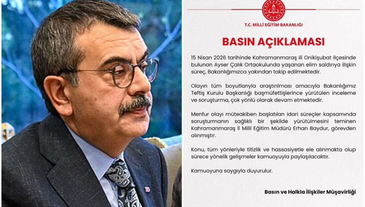 Milli eğitim bakanlığından basın açıklaması