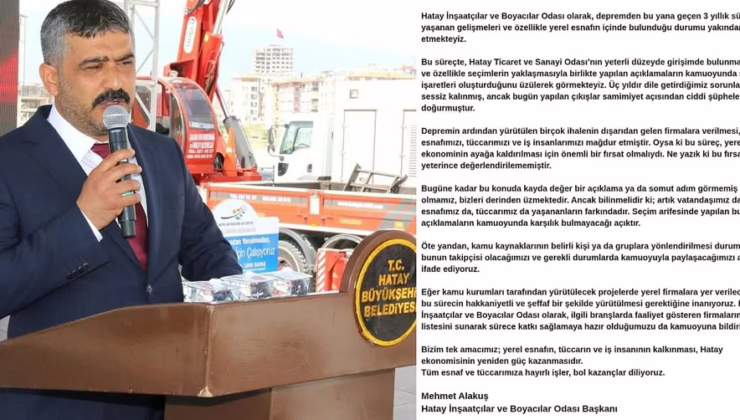 ALAKUŞ: “TEK AMACIMIZ HATAY EKONOMİSİNİN GÜÇ KAZANMASIDIR”