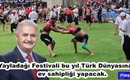 Yayladağı’nda Türk Dünyası Buluşması: Binali Yıldırım Güreş Ağası Oldu