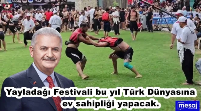 Yayladağı’nda Türk Dünyası Buluşması: Binali Yıldırım Güreş Ağası Oldu