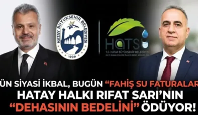 DÜN SİYASİ İKBAL, BUGÜN FAHİŞ FATURA: