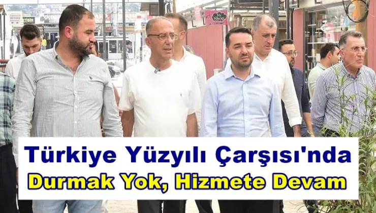 Türkiye Yüzyılı Çarşısı’nda Esnafın Yüzü Gülüyor
